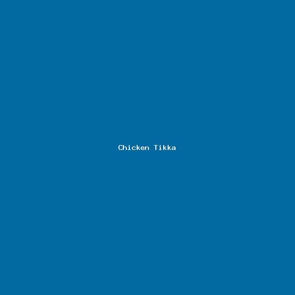 Chicken Tikka